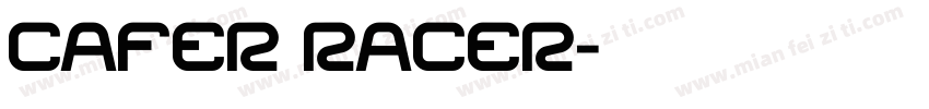 Cafer Racer字体转换